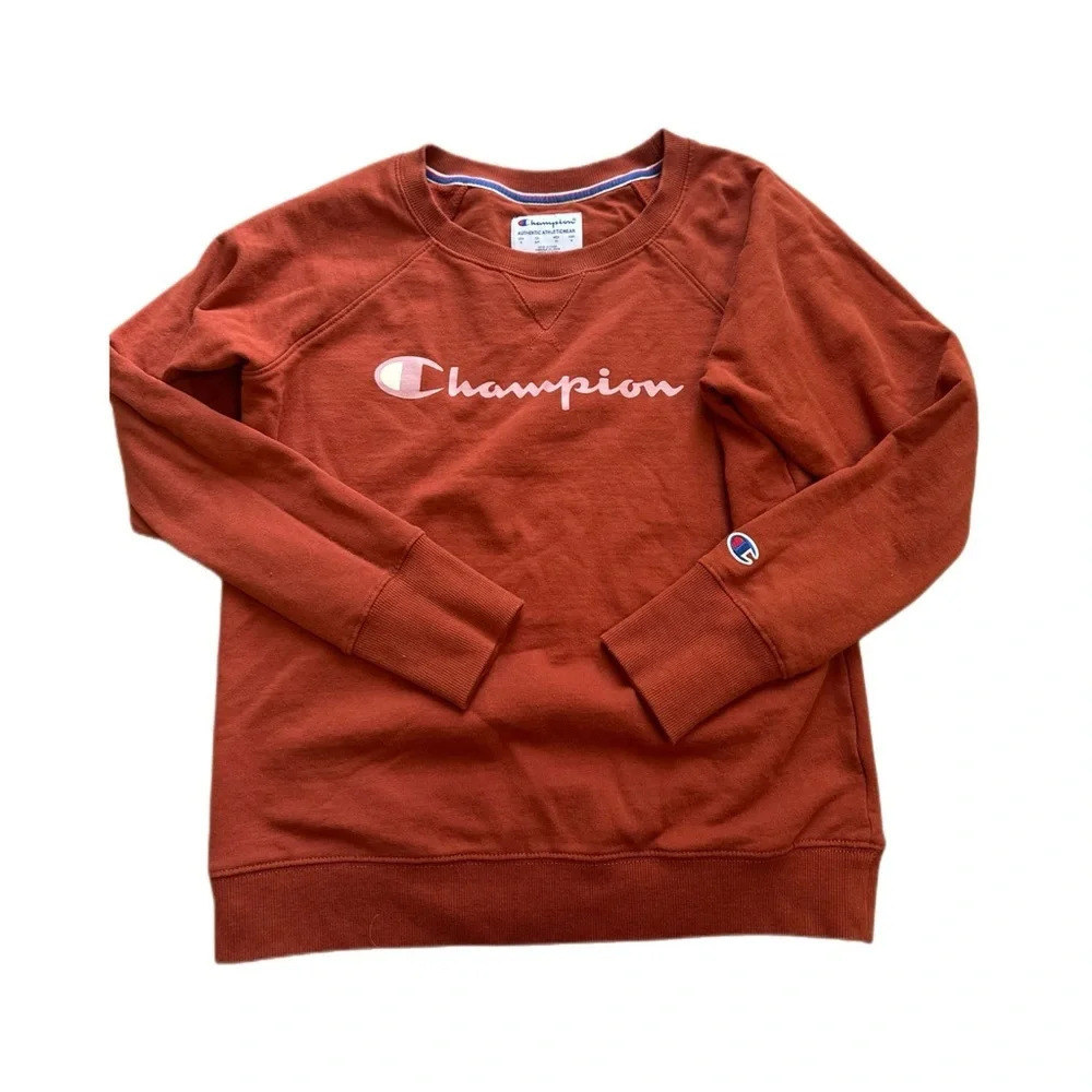 Champion Women's Crewneck Long Sleeves Sweatshirt Size Small